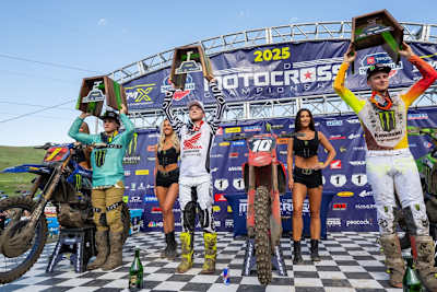 Das 250er Podium in Thunder Valley