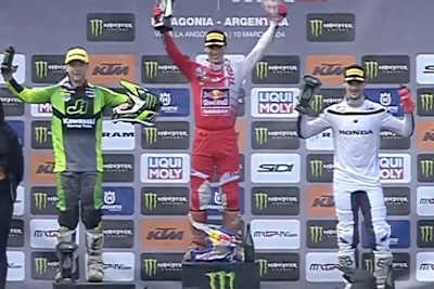 Jorge Prado gewann den Saisonauftakt in Argentinien vor Romain Febvre und Tim Gajser