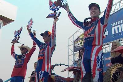 Chase Sexton gewann in RedBud vor Aaron Plessinger und Hunter Lawrence