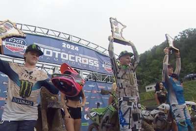 Levi Kitchen gewann in Spring Creek vor Haiden Deegan und Casey Cochran