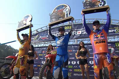 Jett Lawrence gewann vor Hunter Lawrence und Chase Sexton