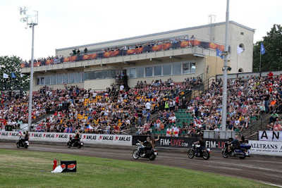 Im Finale: Jan Kvech (blau) vor Robert Chmiel (gelb) und Norick Blödorn (rot)