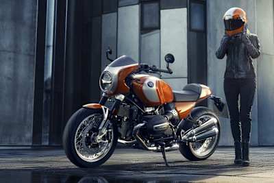 BMW R12S: Hommage an die BMW R90S in Daytona-Orange von 1975