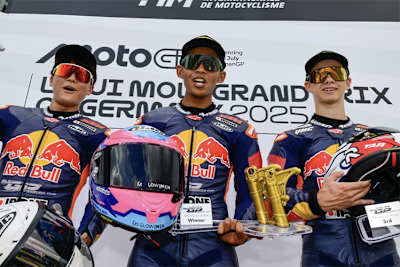 Das Podium in Lauf 2