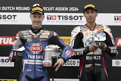 Giganten der Superbike-WM: Jonathan Rea (li.) und Toprak Razgatlioglu