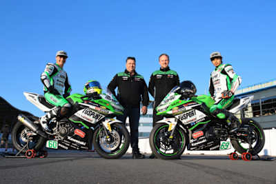 Teammanager Rob Vennegoor (li.) mit Inigo Iglesias