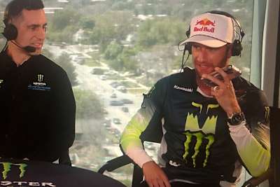 Ken Roczen tauchte in Salt Lake City mit einem Kawasaki-Shirt auf