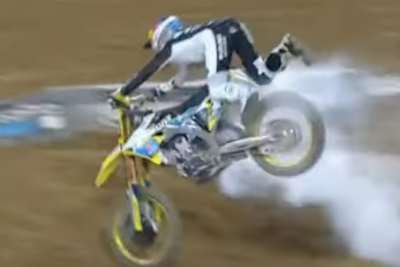 Ken Roczen flog im Finale von Nashville heftig ab