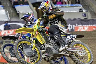 Ken Roczen im Duell gegen den späteren Sieger Cooper Webb