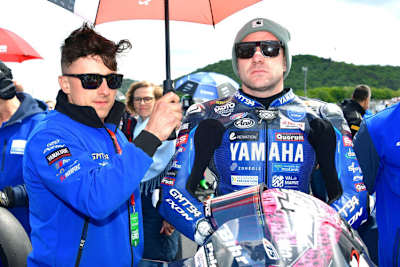 Weltmeister Kevin Rousseau (li.) mit Lucas Mahias