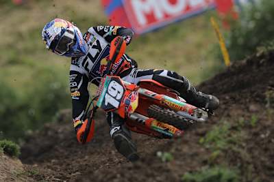 Sacha Coenen gewann den ersten Lauf in Kegums