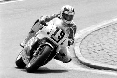 Sachsenring 1990: Manfred Fischer auf seiner Honda VFR 750 R (RC30)