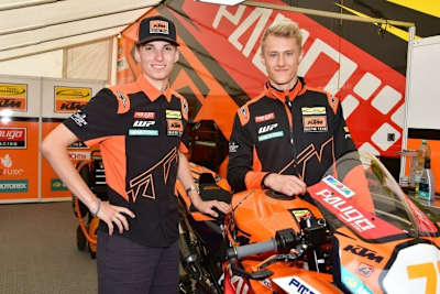 Phillip Tonn und sein Ersatz Jakob Rosenthaler (v.l.)