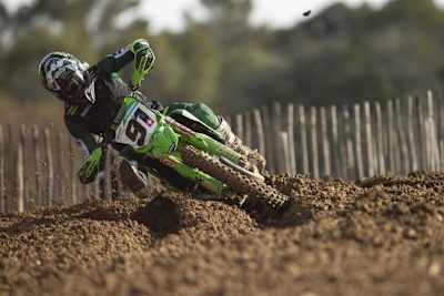 Jeremy Seewer macht auf der KX450-SR bereits einen starken Eindruck