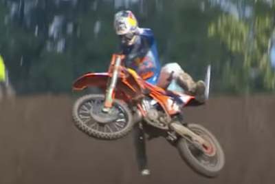 Chase Sexton stürzte im zweiten Lauf und fiel aus