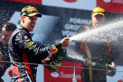 Sebastian Vettel (hier am Nürburgring 2013) gewann vier WM-Titel mit Red Bull Racing