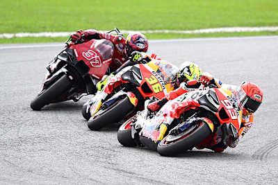 Zwei Hondas in Front: Das gab es in den letzten Jahren ziemlich selten.