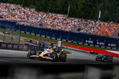 Liam Lawson unterwegs auf dem Red Bull Ring in Spielberg