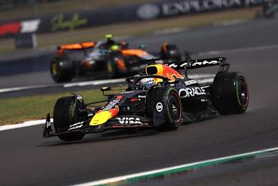 Max Verstappen im vorigen Rennen in Silverstone