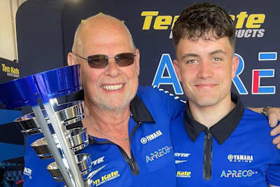 Evert Blom mit Swan Smits (re.)