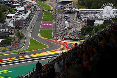 Auf dem Circuit de Spa-Francorchamps brummen die Formel-1-Motoren nach 2027 nur noch alle zwei Jahre