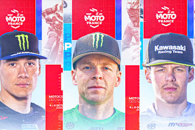 Team Frankreich startet mit Maxime Renaux, Romain Febvre und Mathis Valin