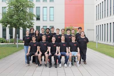 Kernmannschaft des MotoStudent-Teams aus Garching