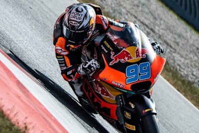 Jose Rueda durfte die Moto2-Kalex testen