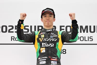 Sho Tsuboi, der das Super-Formula-Rennen auf dem Autopolis-Rundkurs gewonnen hat, wird erstmals im Formel-1-Renner ausrücken