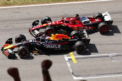 Max Verstappen hatte auf den harten Reifen keine Chance gegen die Konkurrenz