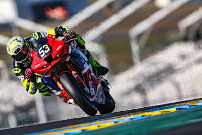 Marco Fetz auf der Honda