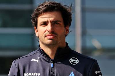 Carlos Sainz in Williams-Blau