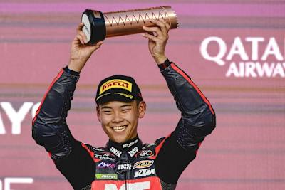 Ryusei Yamanaka hatte Spaß in Katar