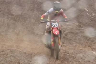 Ferruccio Zanchi gewann den ersten Lauf in Cozar