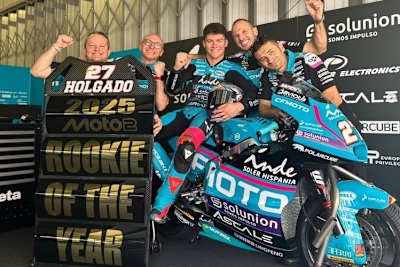 Dani Holgado: Auch der beste Moto2-Rookie steuerte eine Kalex