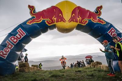 Das Feld bei der Roof of Africa. Hier vorne im Bild: Manuel Lettenbichler