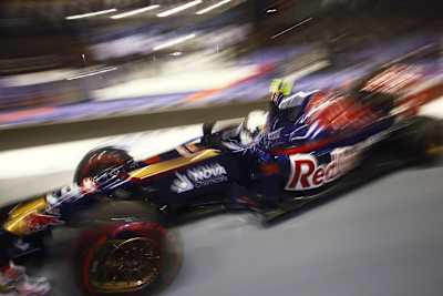 Daniil Kvyat gehörte in beiden freien Trainings zu den schnellsten Zehn