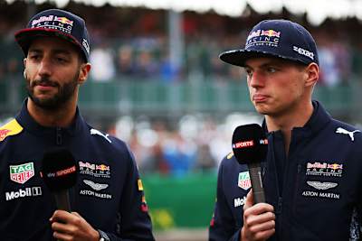 Daniel Ricciardo und Max Verstappen