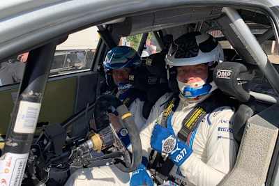 Valtteri Bottas im Toyota Yaris WRC