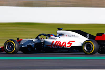 Romain Grosjean mit Halo