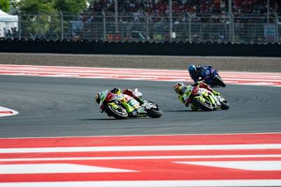 Fabio Di Giannantonio steckte erneut hinter Teamkollege Franco Morbidelli fest