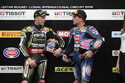 Jonathan Rea und Alex Lowes