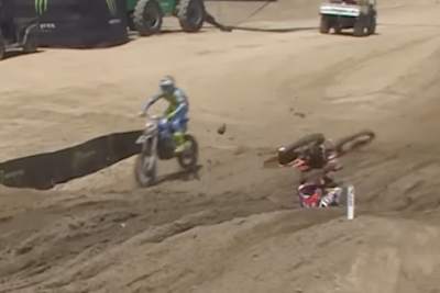 Chase Sexton flog in Pala heftig ab