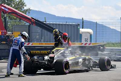 Von wegen Toi-Toi: Ausfall für Nico Hülkenberg
