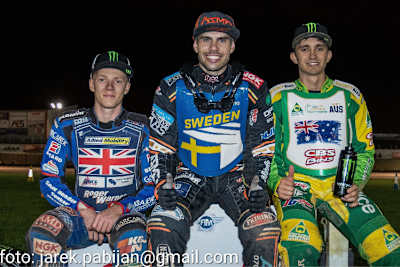 Im Grand Prix 2023: Dan Bewley, Kim Nilsson und Jack Holder (v.l.)