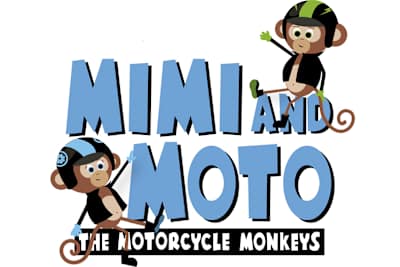 Mimi und Moto sind Motorrad-verrückt