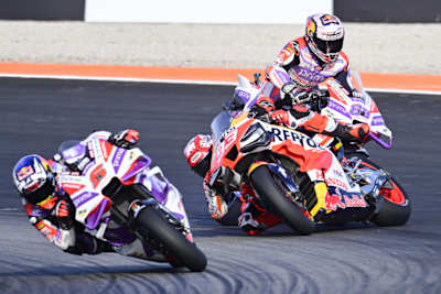 Marc Marquez 893) sah das Unheil durch Jorge Martin nicht kommen