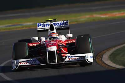 Timo Glock im Albert Park: Da schien noch alles in Ordnung zu sei