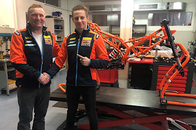 Teamchef Carsten Freudenberg (li.) mit Chris Stange