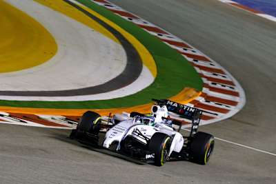 Williams-Pilot Felipe Massa: «Diese Strecke ist nicht ideal für unser Auto, trotzdem konnten wir mit den beiden Ferraris mithalten»